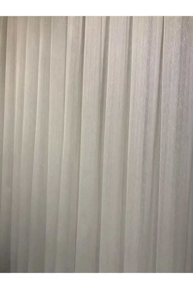 Rüyaper Keten Tül Perde Ütü Istemez Şantuk Ekru